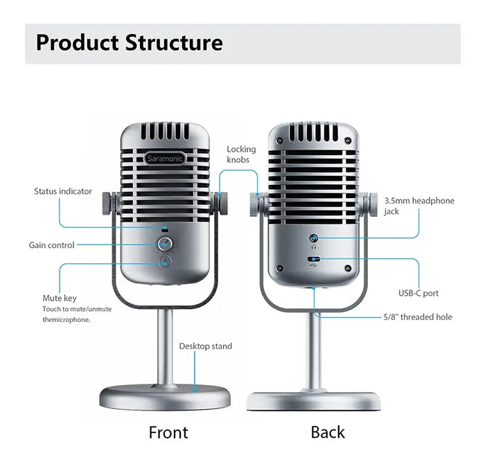 Saramonic Xmic Z3 USB Condenser Microphone