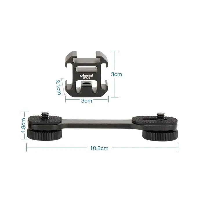 Ulanzi PT-3 Triple Cold Shoe Mount