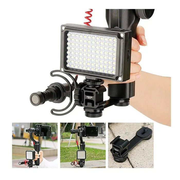 Ulanzi PT-3 Triple Cold Shoe Mount