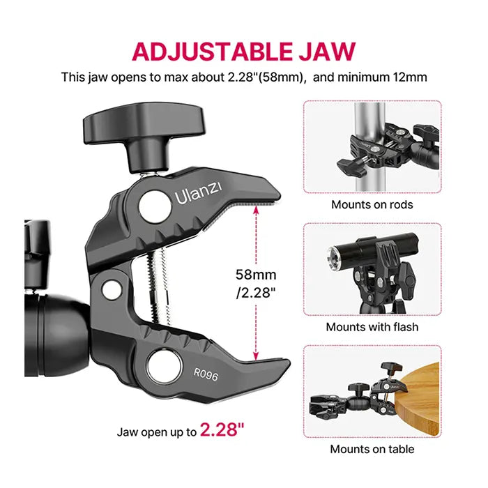 Ulanzi R096 Double Super Clamp