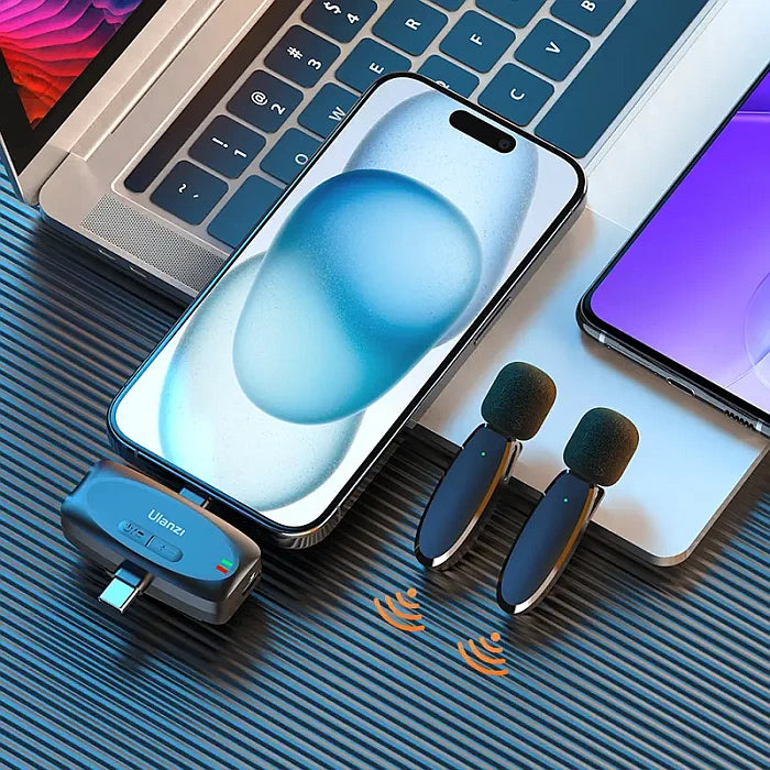 Ulanzi V6 3-in-1 Wireless Lavalier Microphone System