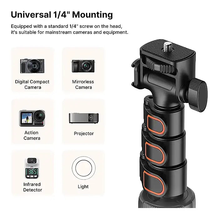 Ulanzi TB64 Light Stand Tripod for Camera, Smartphone
