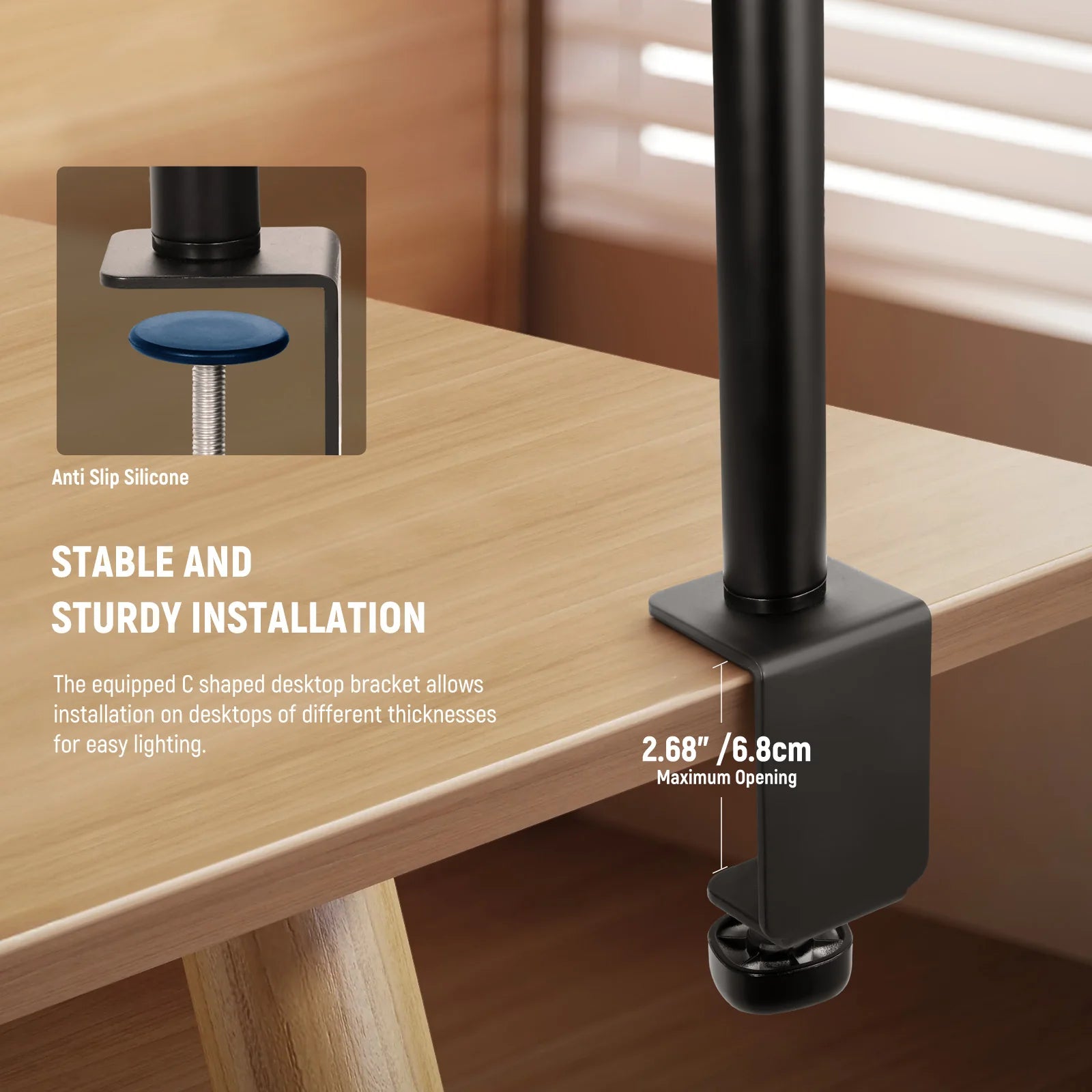 NEEWER BASICS R18 18W 7" Round Fill Light With Desktop Stand