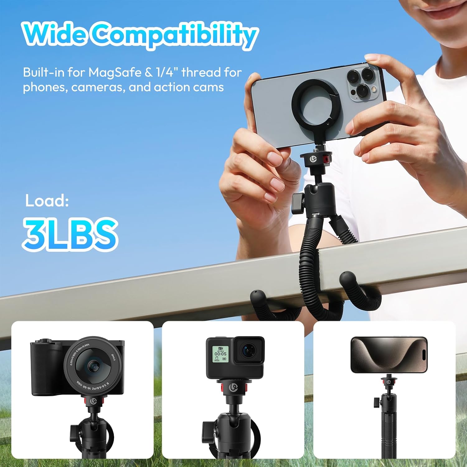 ULANZI MT30 Magnetic Flexible Tripod