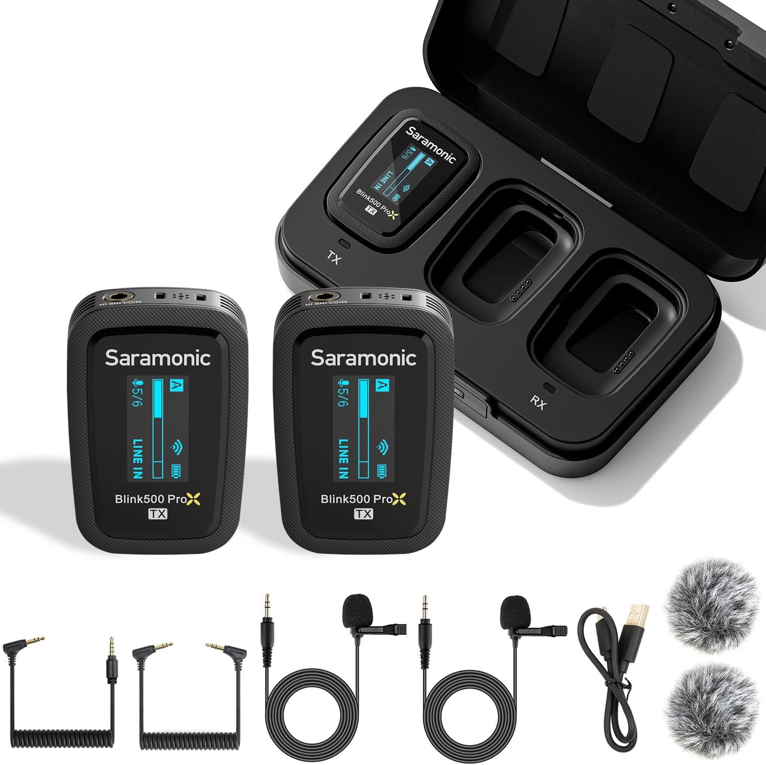 Saramonic Blink 500 ProX B2 Dual channel 2.4GHz wireless microphone system