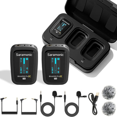 Saramonic Blink 500 ProX B2 Dual channel 2.4GHz wireless microphone system