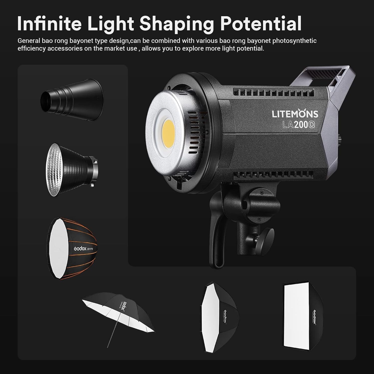 Godox Litemons LA200D Daylight LED Light