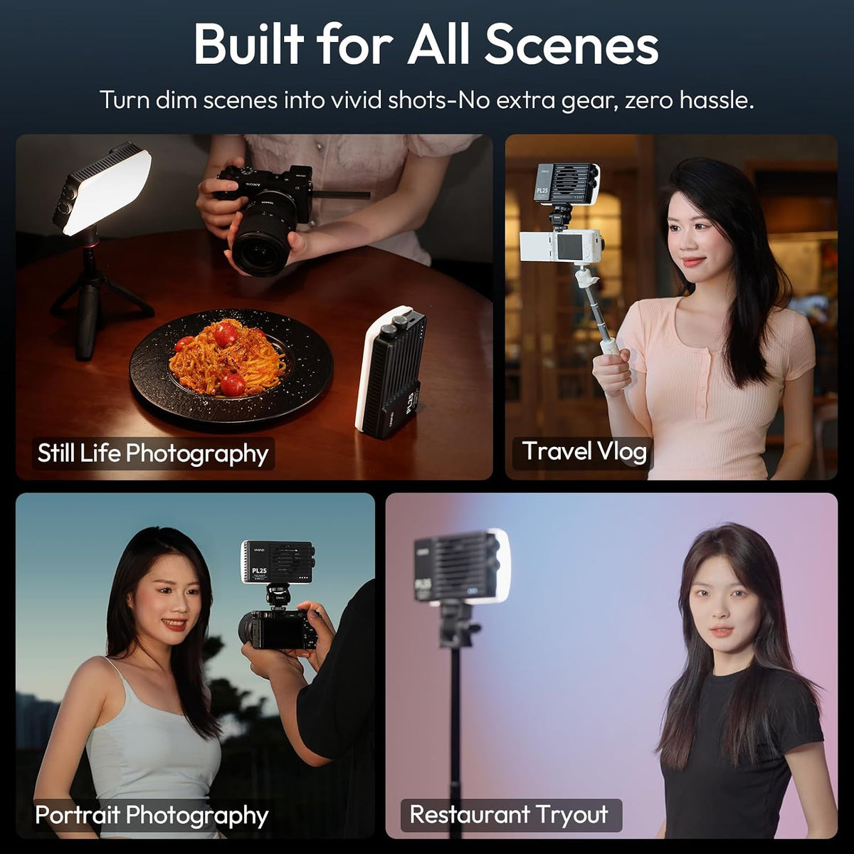 Ulanzi PL25 25W Bi-Color LED Video Light
