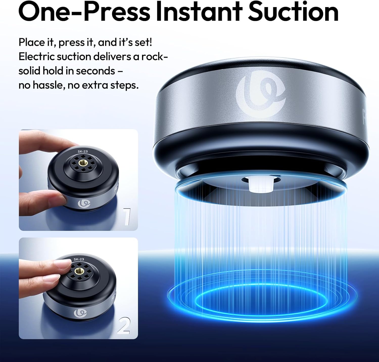 ULANZI SK-23 Electric Camera Suction Cup Mount