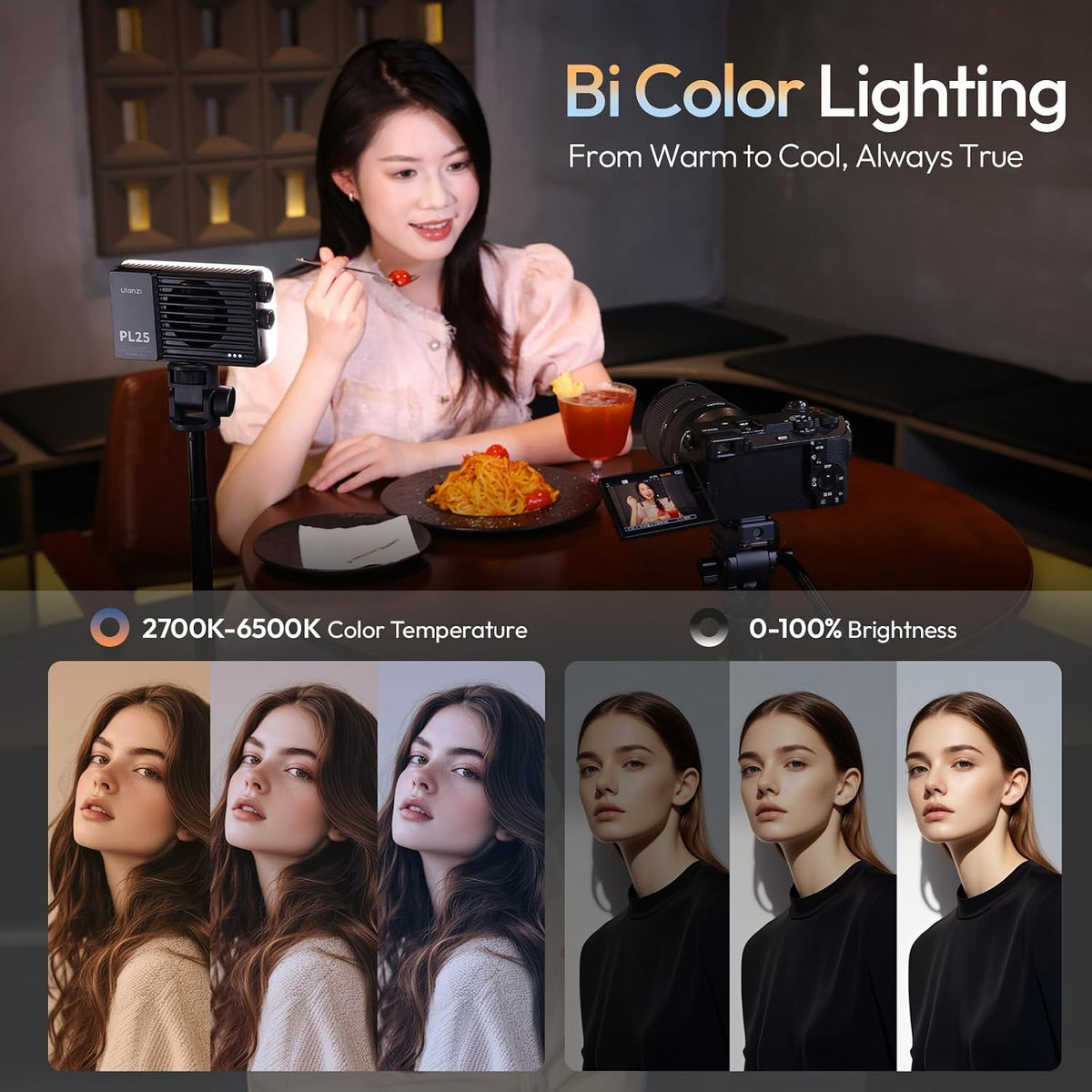 Ulanzi PL25 25W Bi-Color LED Video Light