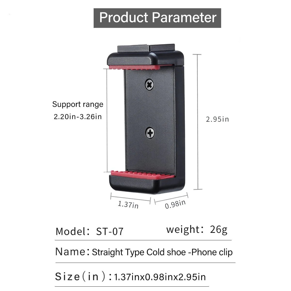 Ulanzi ST-07 Vlog Smartphone Tripod Mount