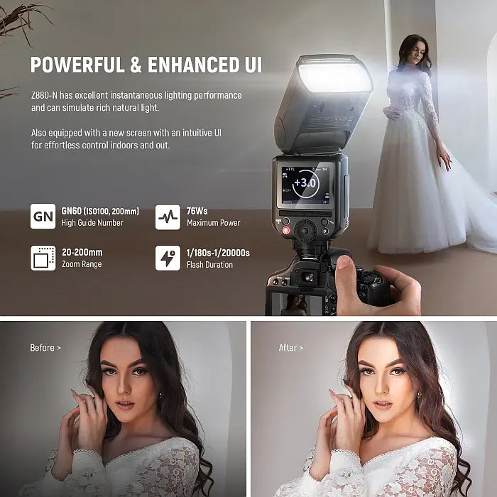 NEEWER Z880-C Speedlite Flash for Canon 2.4G TTL