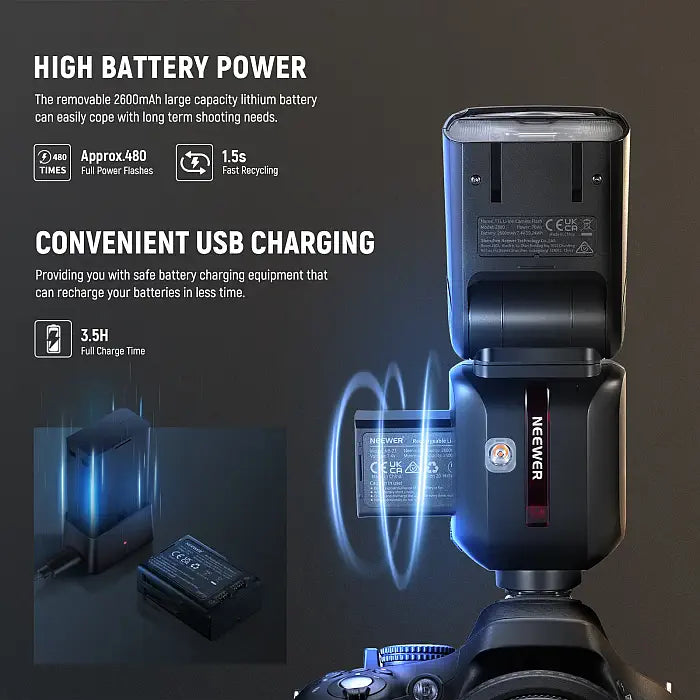 NEEWER Z880-C Speedlite Flash for Canon 2.4G TTL