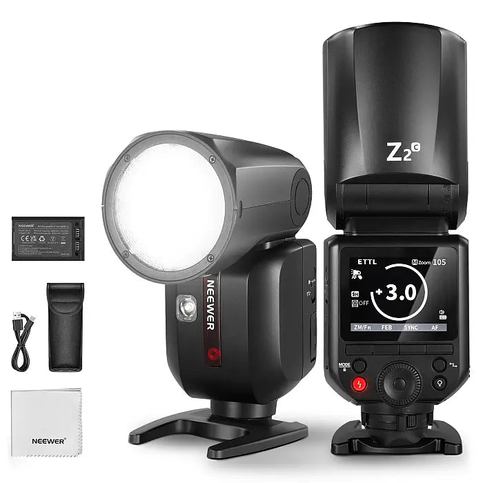 NEEWER Z2 TTL Round Head Flash Speedlite