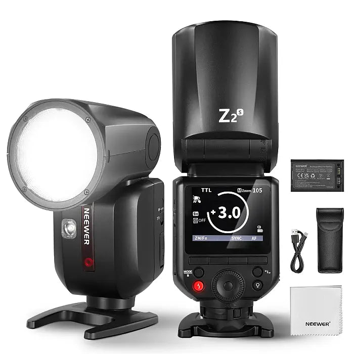 NEEWER Z2 TTL Round Head Flash Speedlite