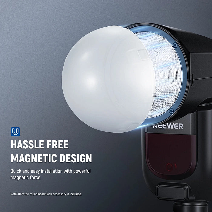 NEEWER Magnetic Dome Diffuser for Z Speedlite Flashes