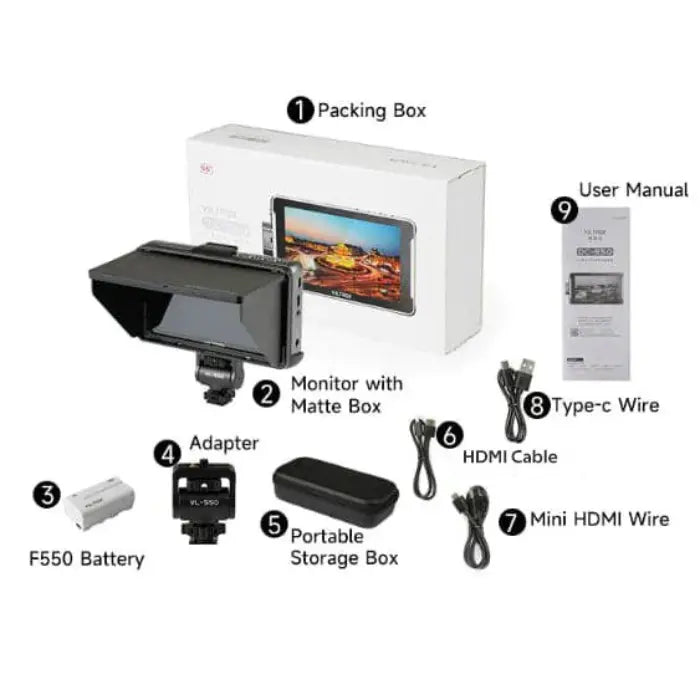 Viltrox DC-550 PRO 5.5-inch HD Camera Monitor