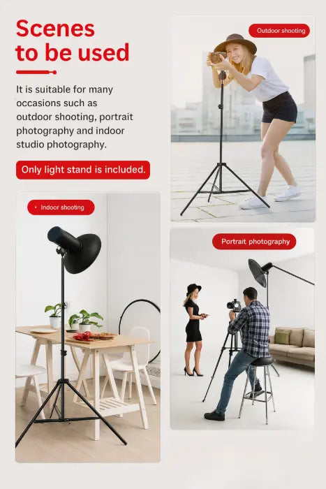 FX Studio 200cm Portable Steel Light Stand