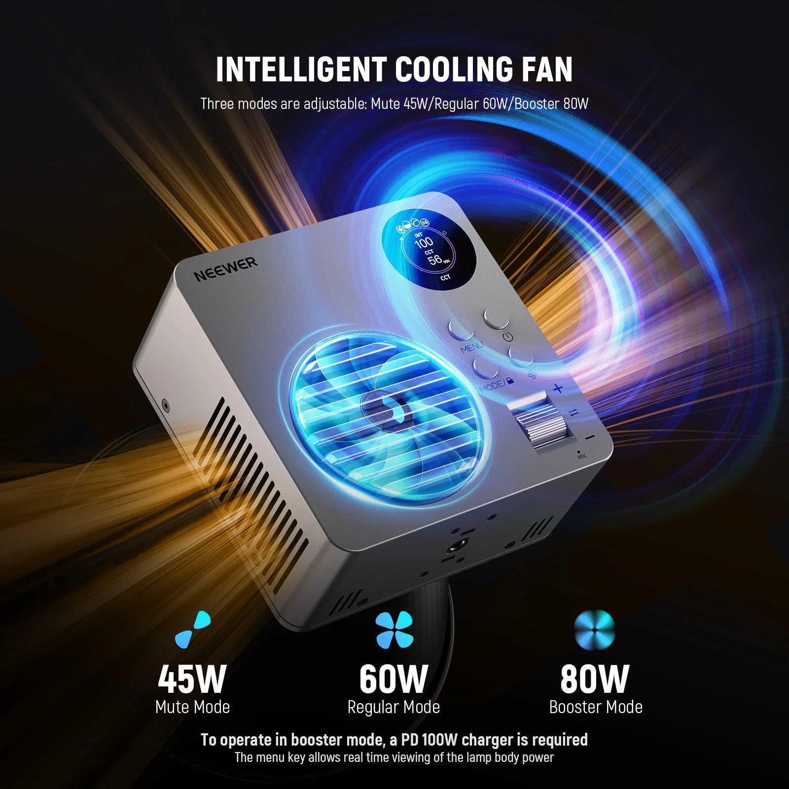 NEEWER HB80B 80W Bi-Color Mini COB LED Video Light