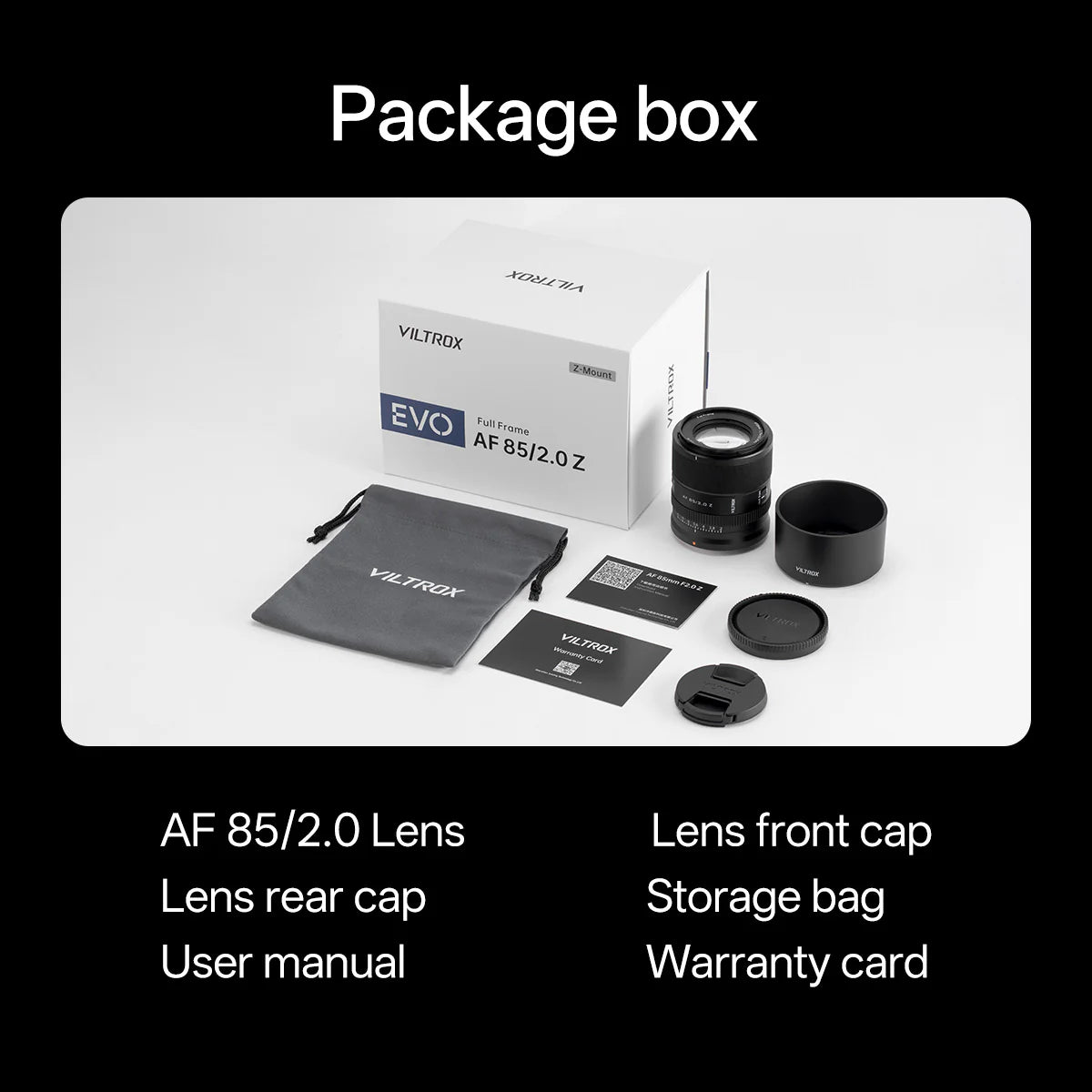 Viltrox AF 85mm F2.0 EVO Full- Frame Lens for Nikon Z-Mount