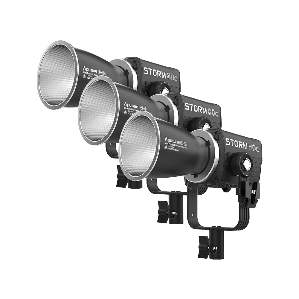 Aputure STORM 80c 3-Light Kit