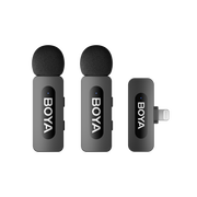 BOYA V2 - 2 Person Wireless Microphone (1 TX + IOS RX)
