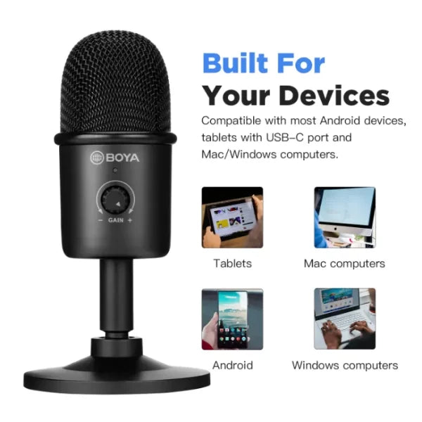 BOYA BY-CM3 Desktop Cardioid USB Microphone