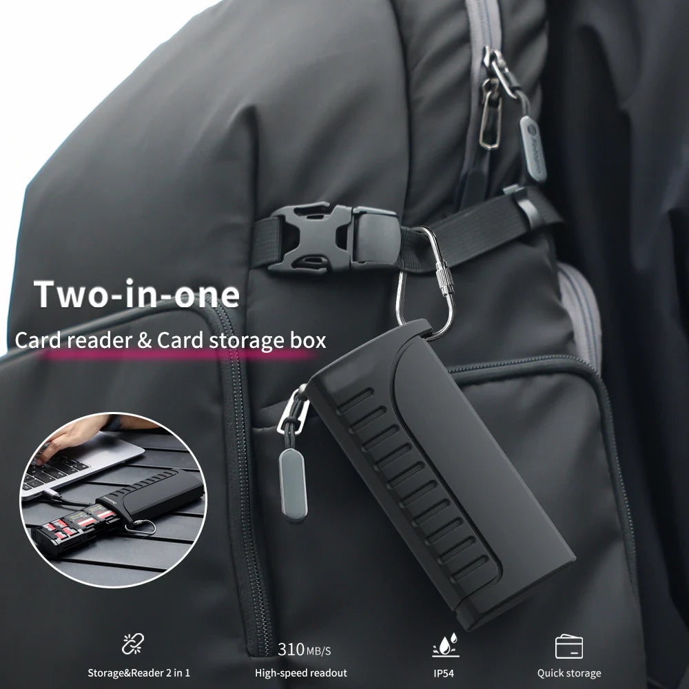 Mamen CF-Reader Pro – Type-C Multi Card Reader & Storage Box