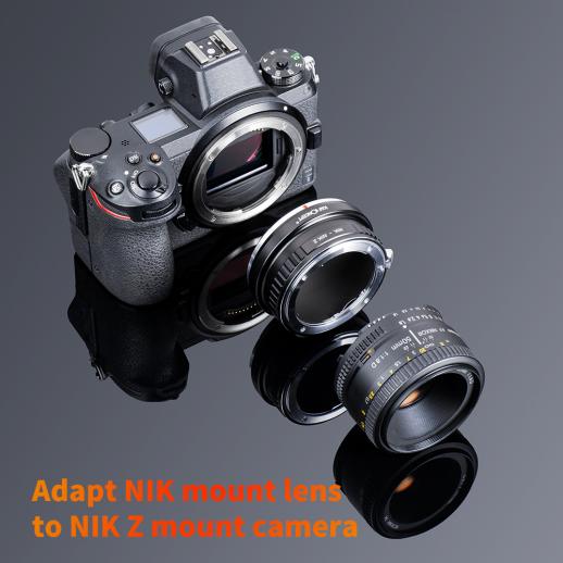 K&F Concept Nikon F (AI / AI-S / AF) to Nikon Z Lens Mount Adapter (KF06.372)