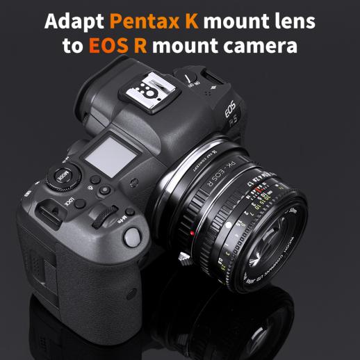 K&F Concept Pentax PK Lens to Canon RF Adapter