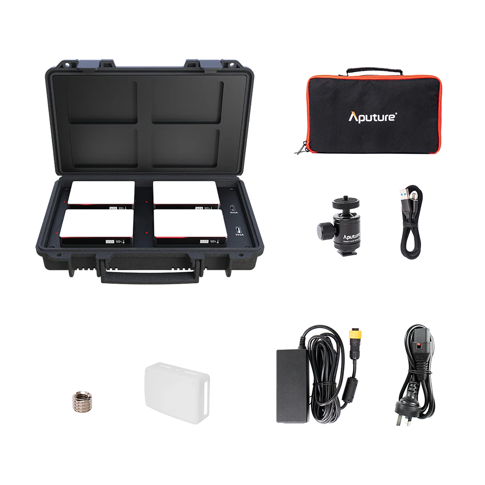 Aputure MC 4-Light Travel Kit