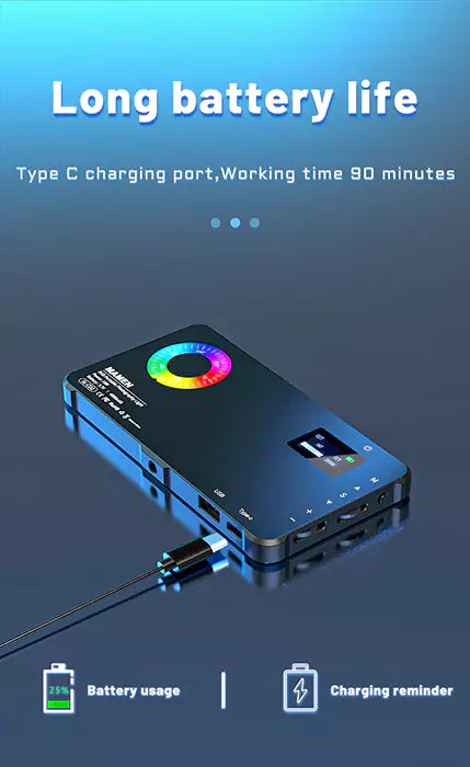 Mamen RGB Color Video LED Light {10W} LED-C02