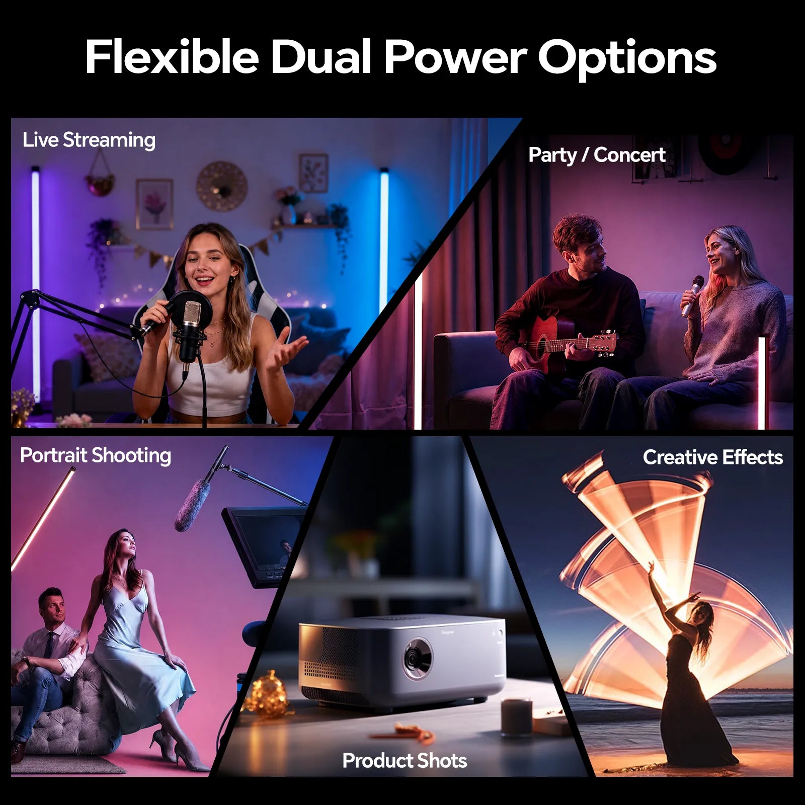 PHOTOOLEX B1200S RGB Magnetic Tube Light