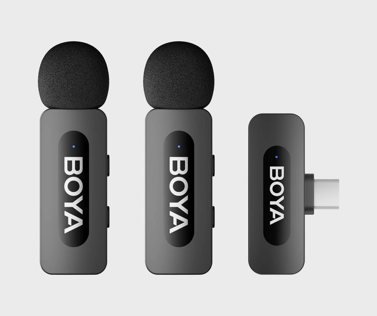 BOYA V20 - 2 Person Wireless Microphone (2 TX + USB-C RX)
