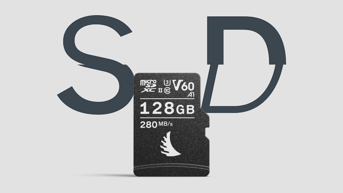 Load video: AngelBird  AV PRO microSD V60 128 GB