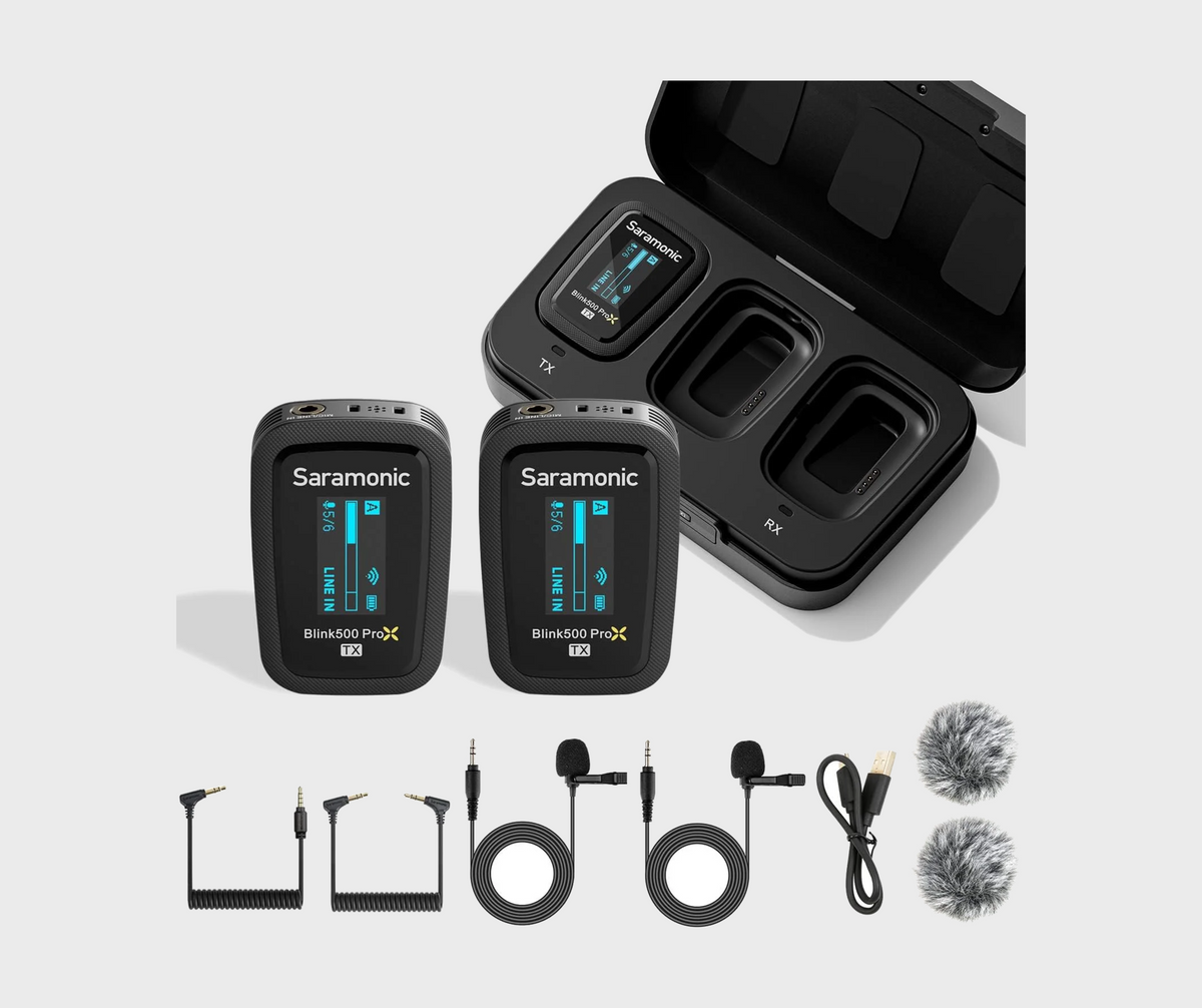 Saramonic Blink 500 ProX B2 Dual channel 2.4GHz wireless microphone system