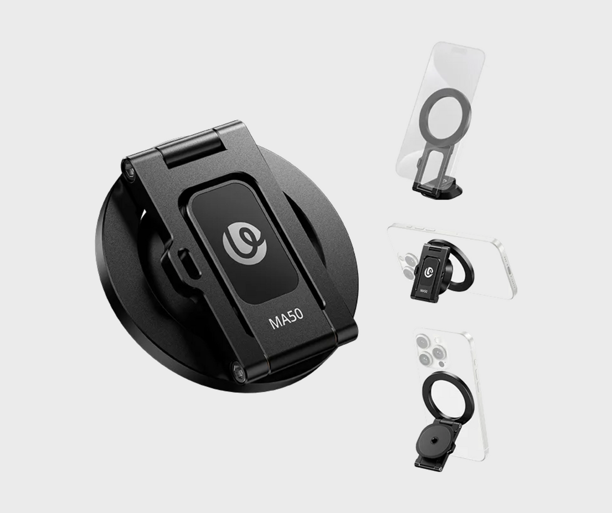 Ulanzi MA50 Magnetic Phone Holder 1/4" Screw Port &Uka M039
