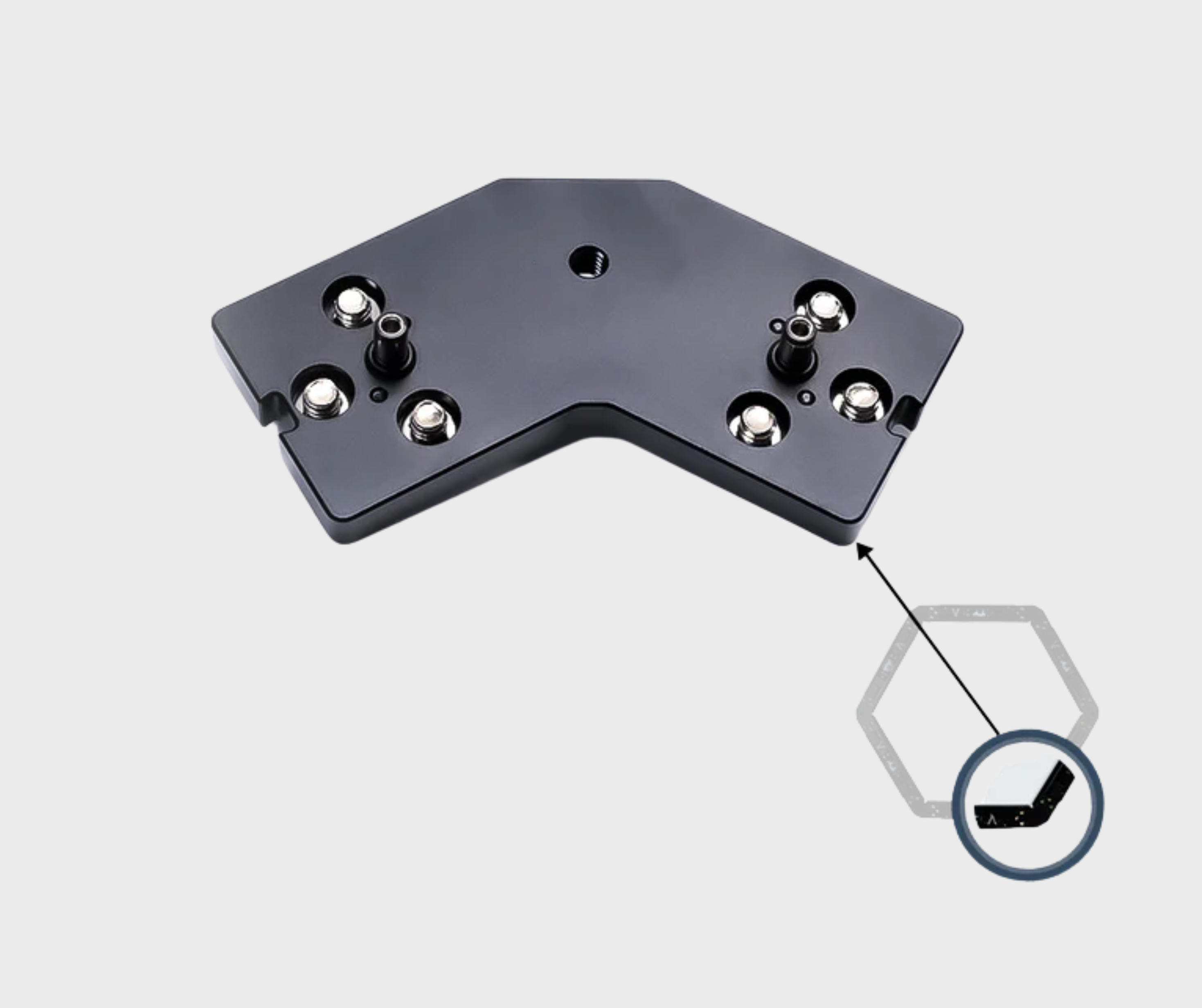 Aputure INFINIBAR Connectors Hexagon Flat Connector