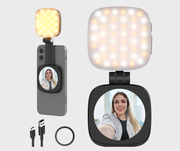 NEEWER BASICS NL48B Magnetic Selfie Light as Stand and Mirror