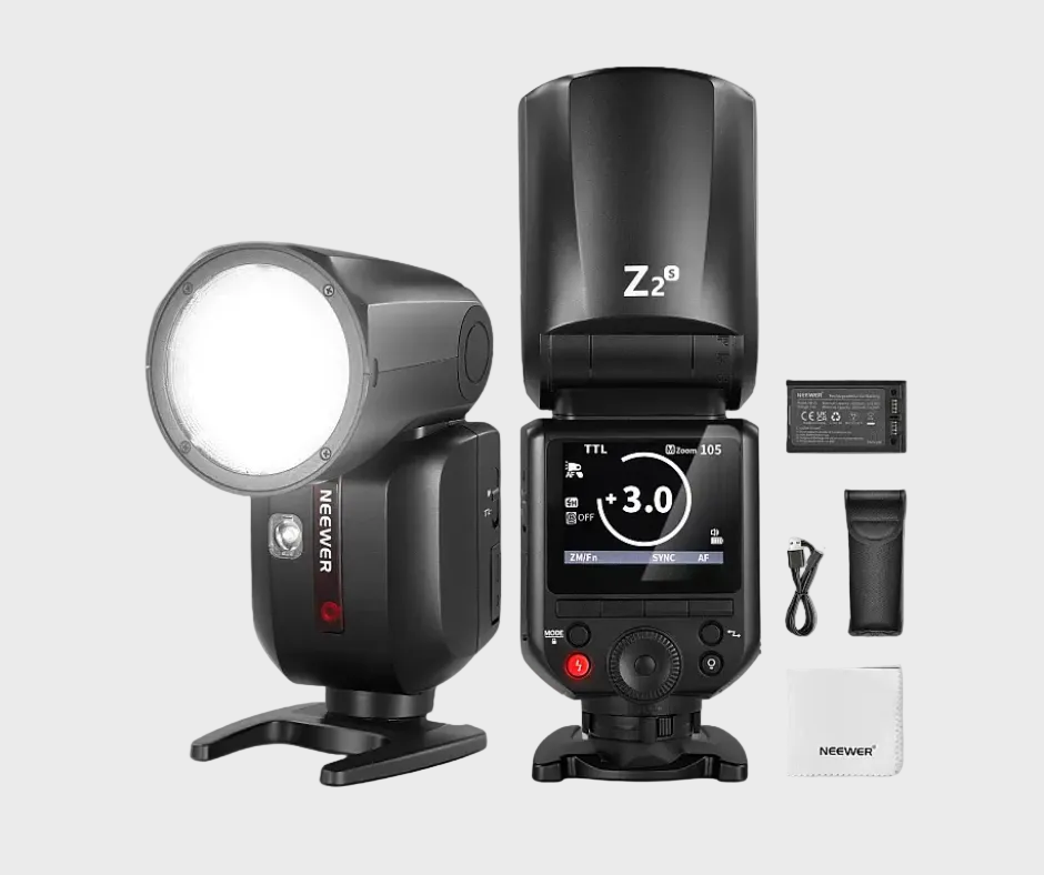 NEEWER Z2 TTL Round Head Flash Speedlite