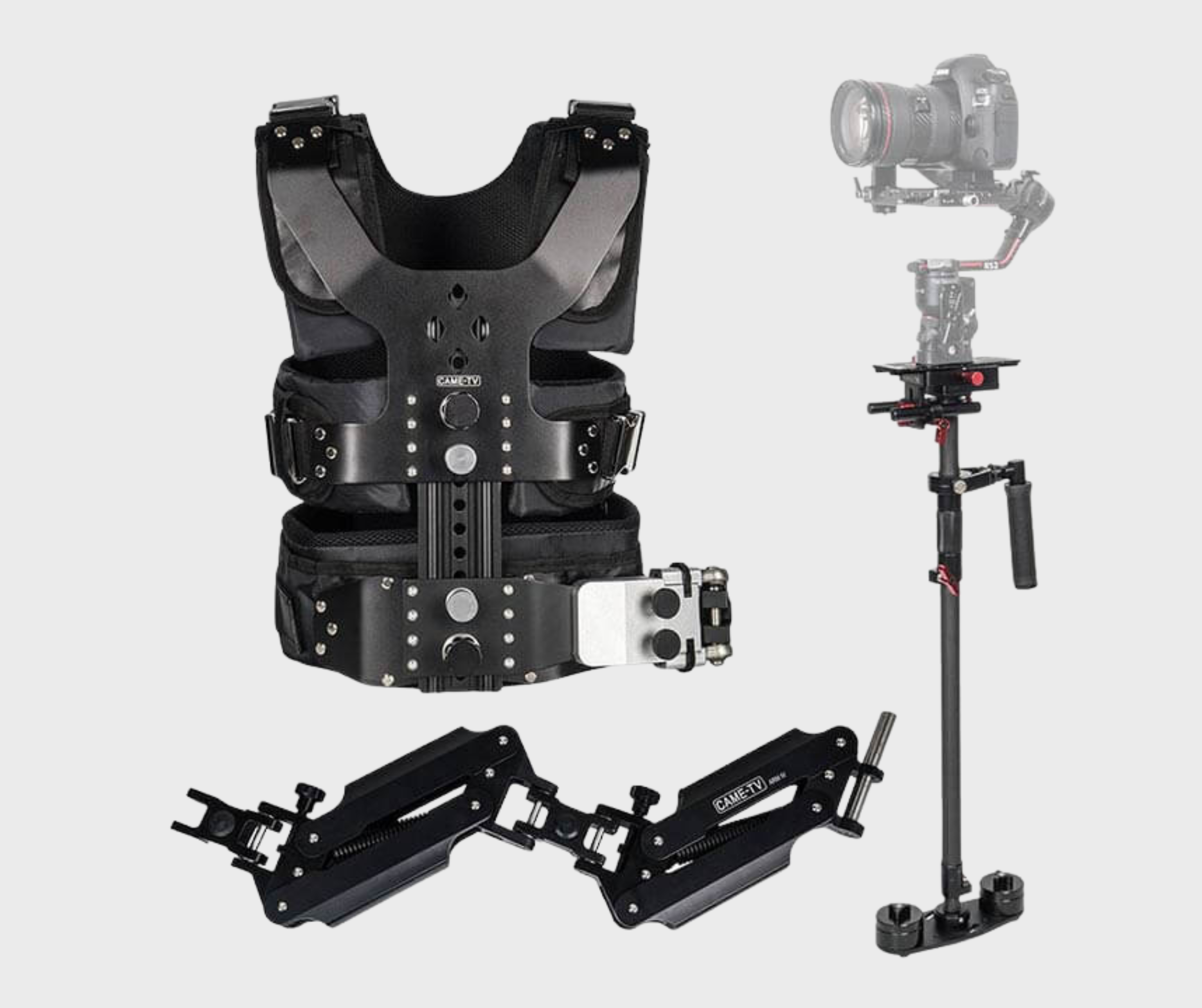 CAME-TV DSLR Rig Camera Video Stabilizer Kit L120L4A