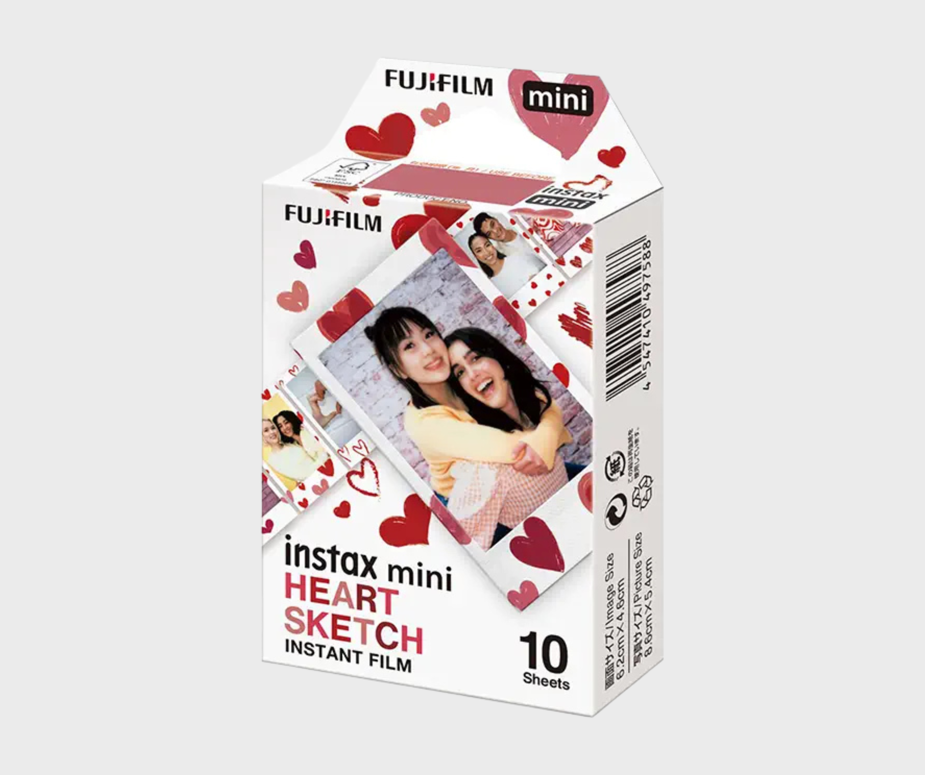 FUJIFILM Instax mini Heart Sketch Film {10 Exposures}