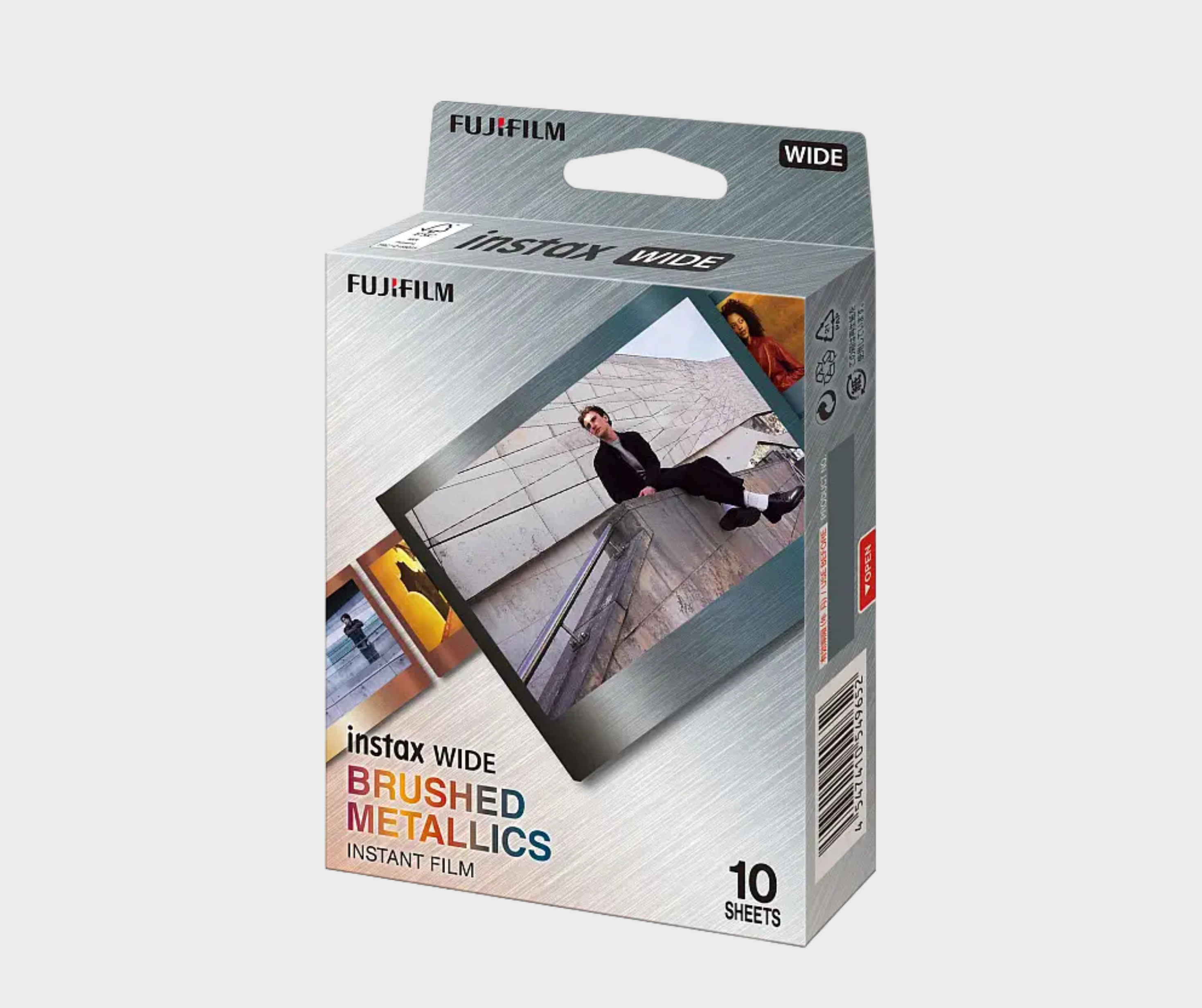 FUJIFILM INSTAX WIDE Brushed Metallics Film (10 Exposures)