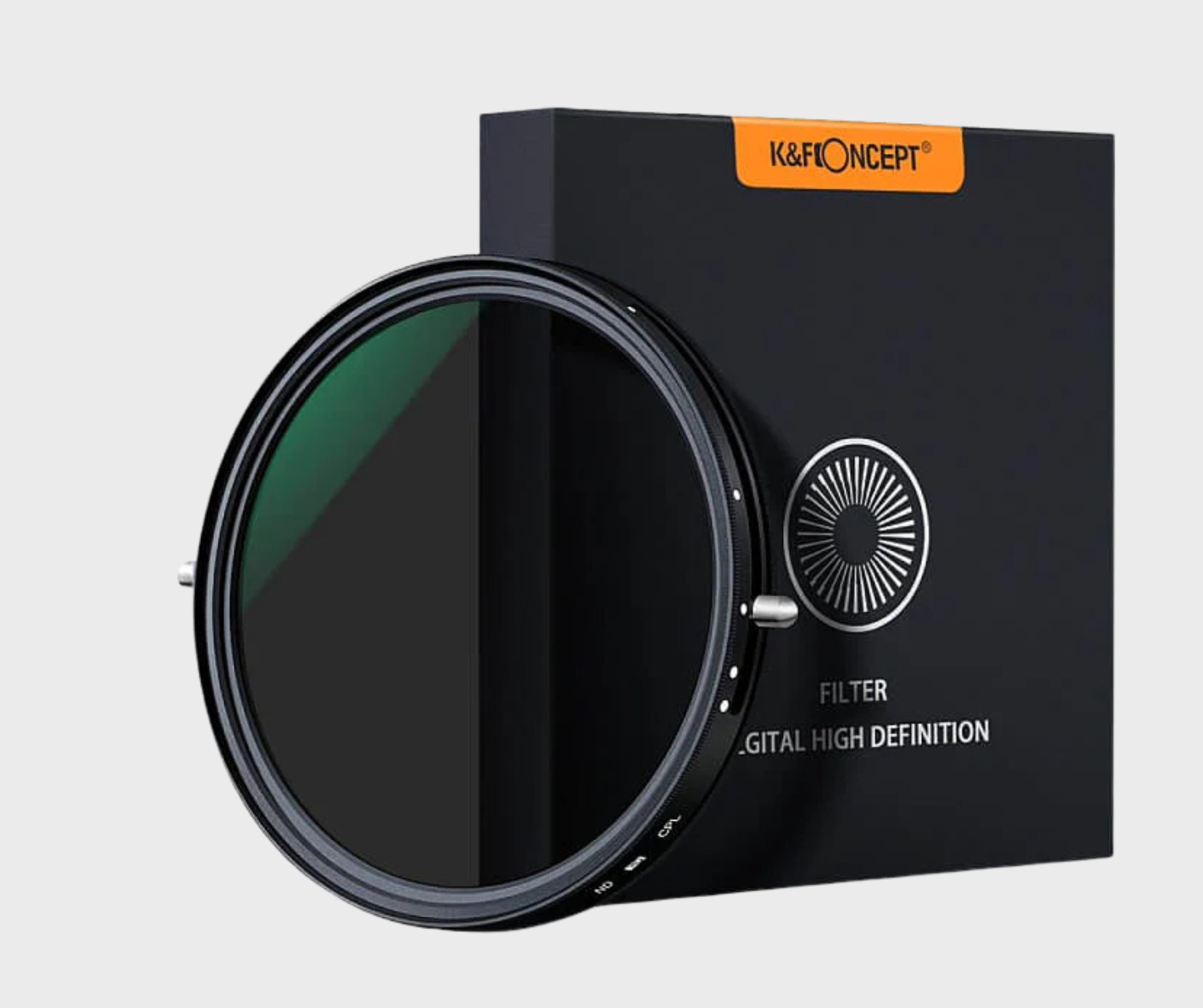 K&F CPL Variable Fader NDX ND2-ND32 Green Filter