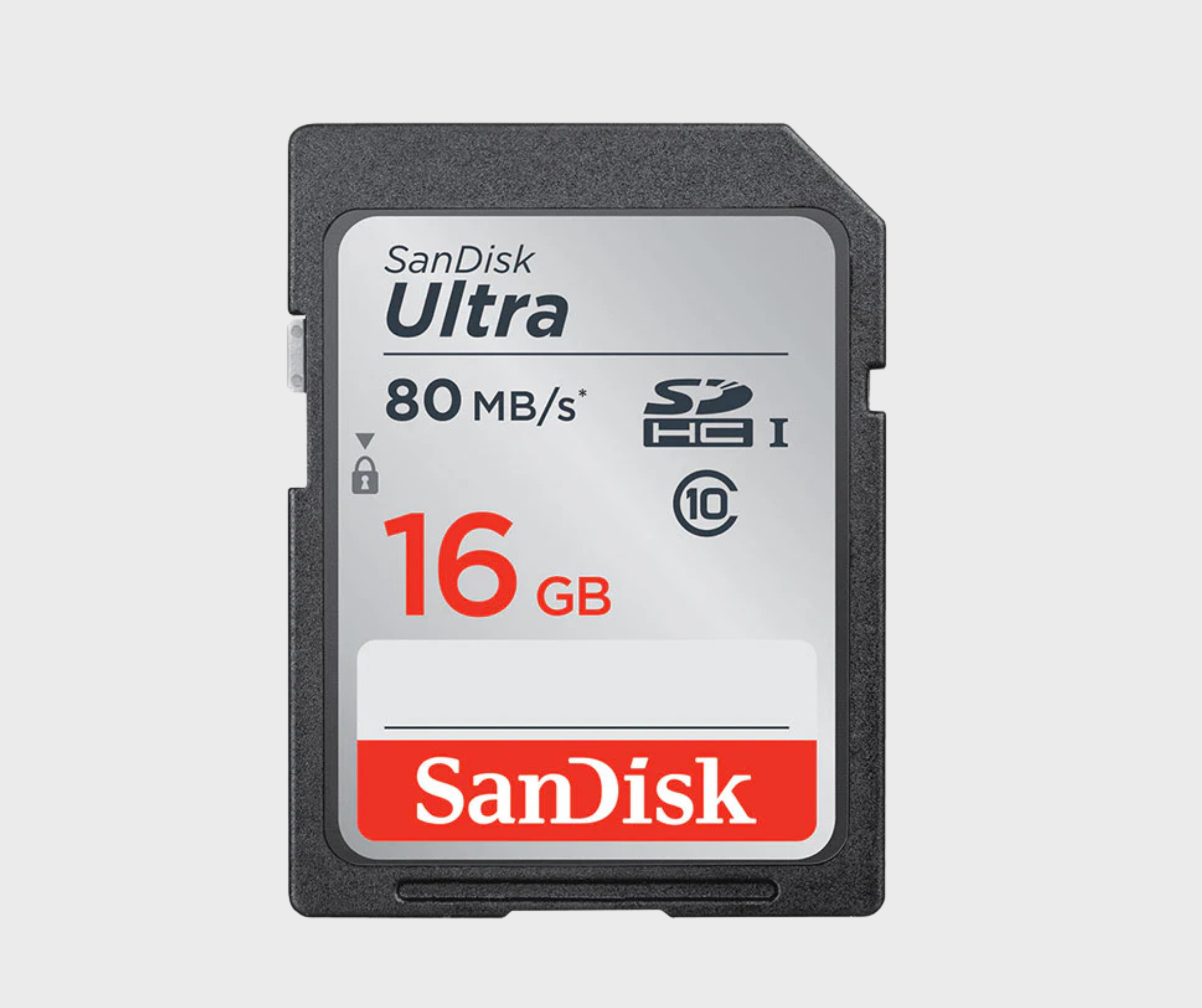 SanDisk Ultra 16GB SDHC 80MB/s C10 UHS-I Memory Card