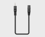 Saramonic SR-25C35 3.5mm Female to 2.5mm Male Adapter Cable for 2.5mm DSLR Cameras