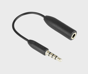 Saramonic SR-UC201 Female 3.5mm TRS to male 3.5mm TRRS cable connector