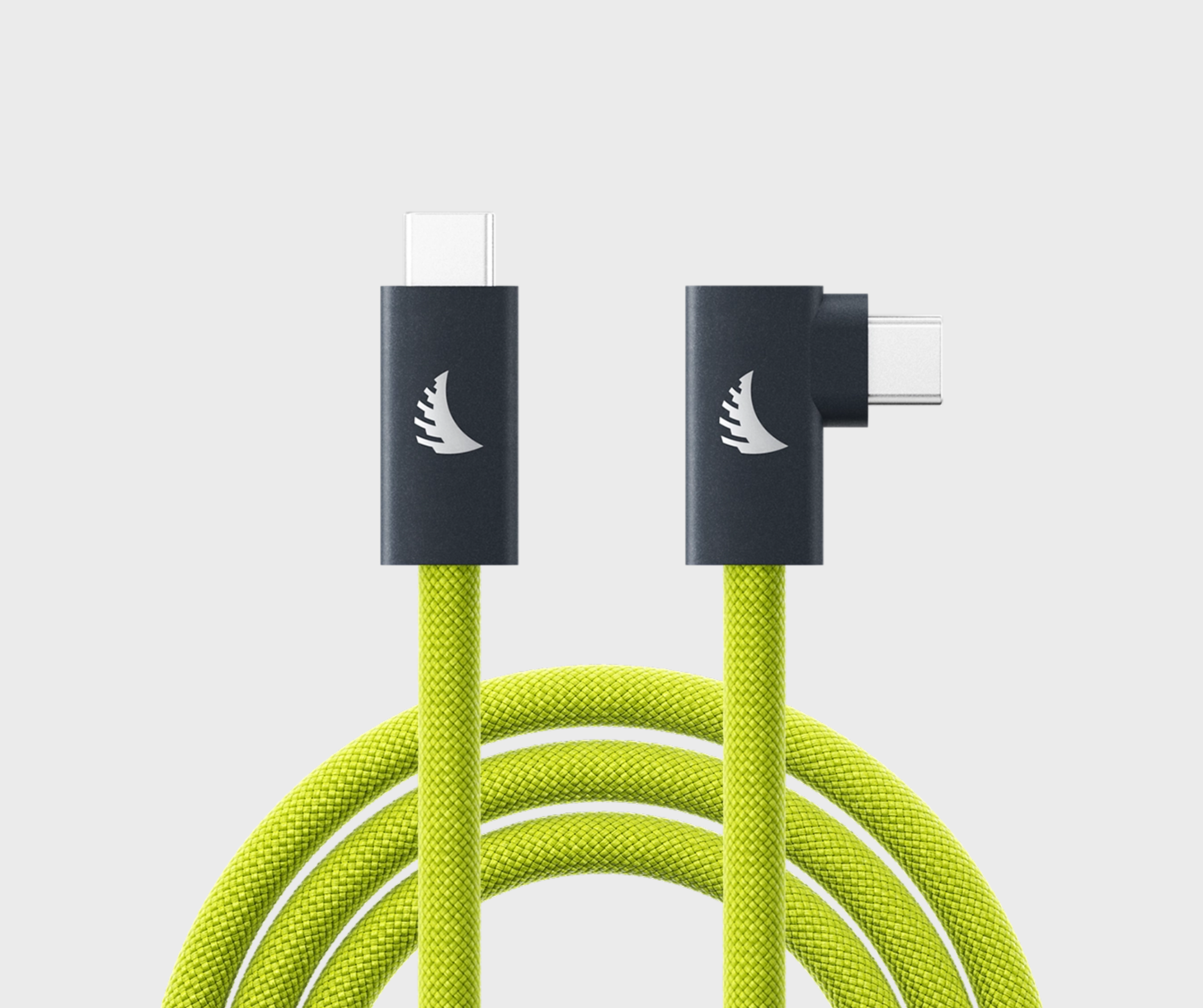 AngelBird USB-C 3.2 Solid Flex™ Tether Cable Right-Angle Lime 4.5 m | 14.8 ft