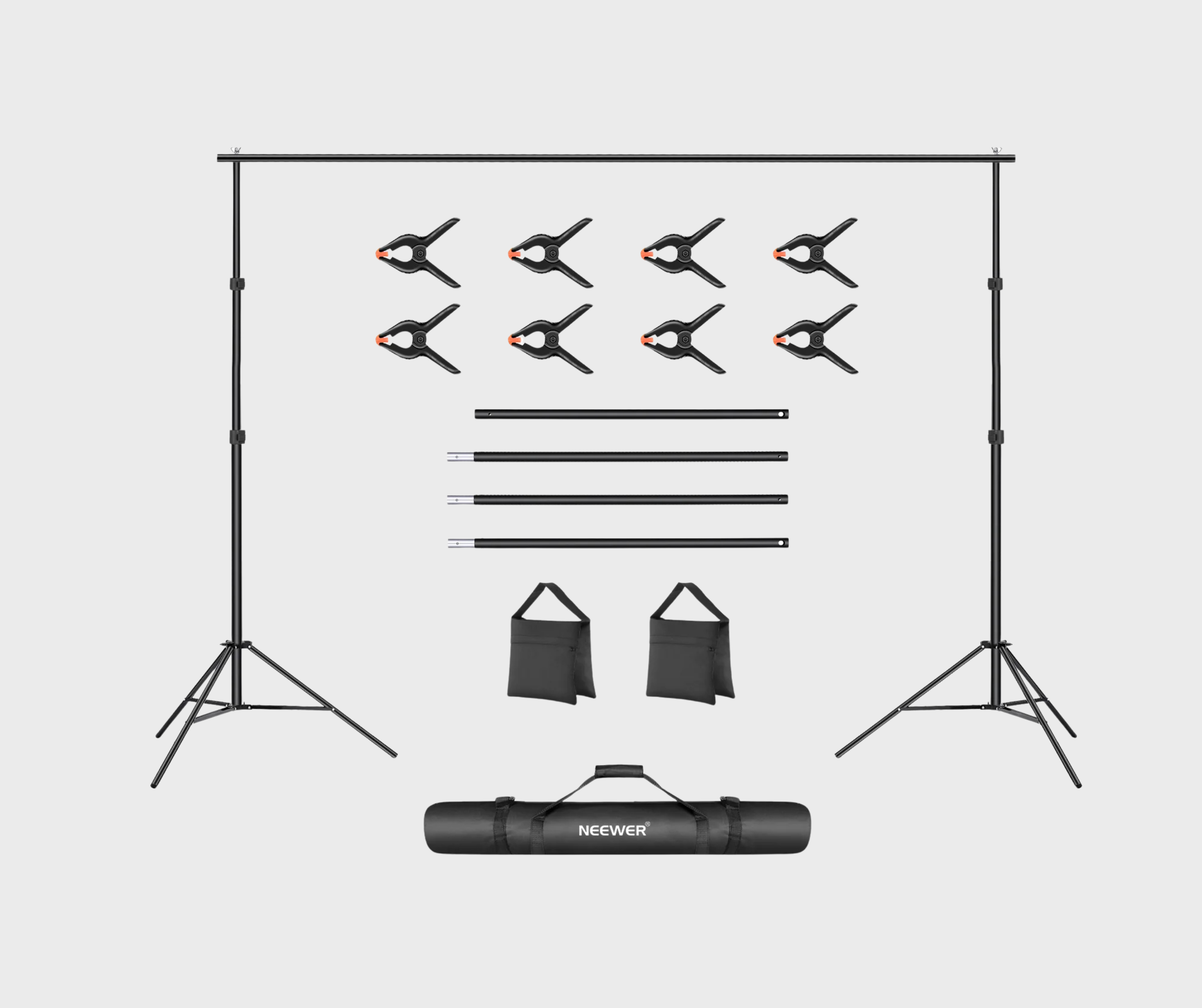 NEEWER 3x2.1m / 10x7ft Background Support System