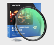 NEEWER 1/4 Black Diffusion Filter Cinematic Dreamy Effect Filter